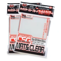 Card Barrier Character Sleeve Matte & Clear (60 pack)